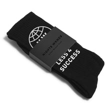 Load image into Gallery viewer, &quot;SUCK LESS 4 SUCCESS&quot; SPORT CREW SOCKS - Black