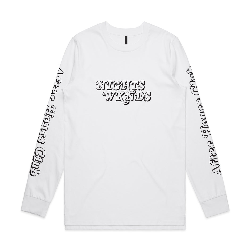 THE THROWBACK L/S - White