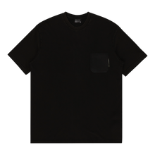 Load image into Gallery viewer, BOXY FRENCH TERRY POCKET TEE - Black